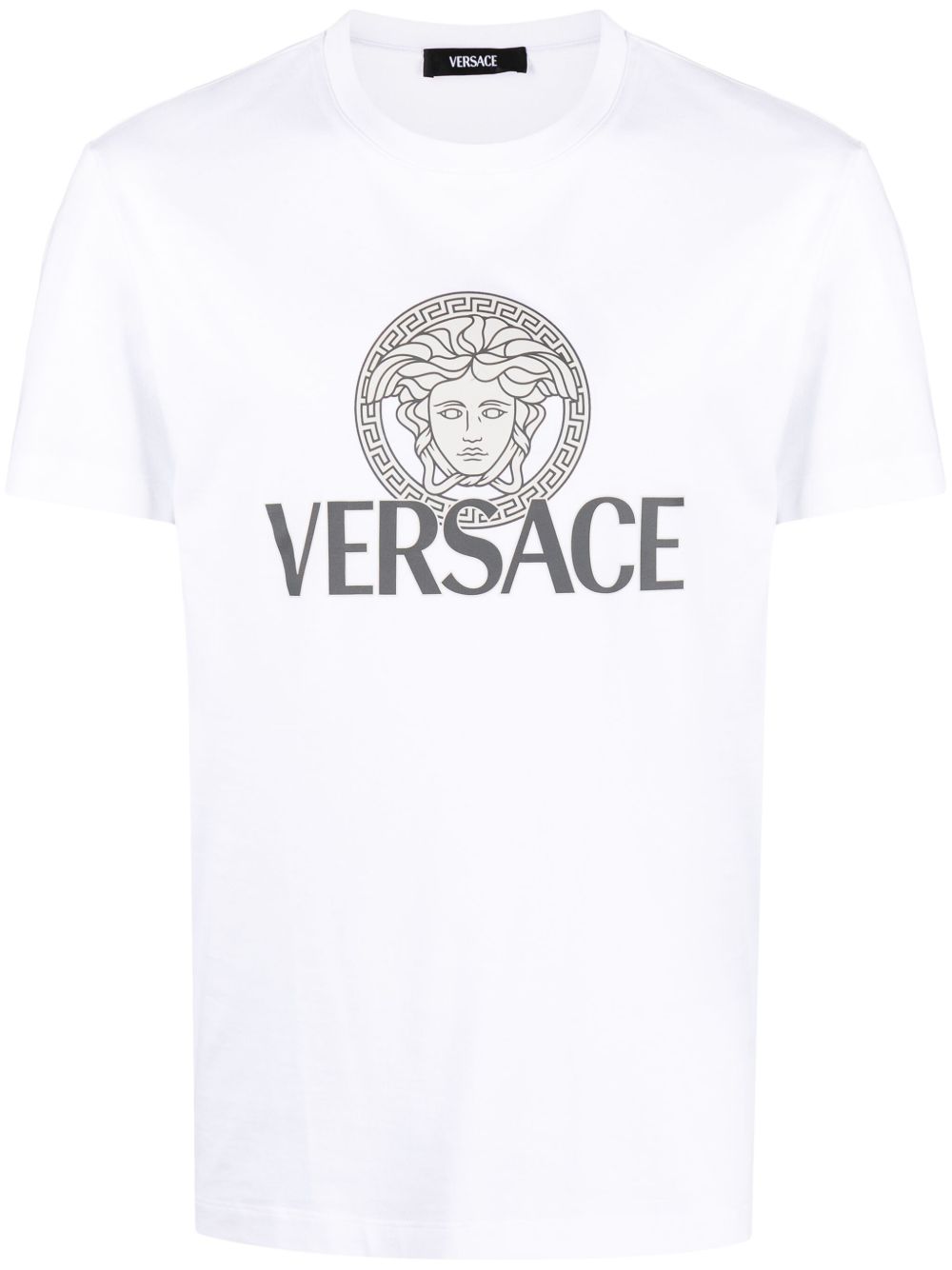 Versace 美杜莎logo印花T恤 - 白色