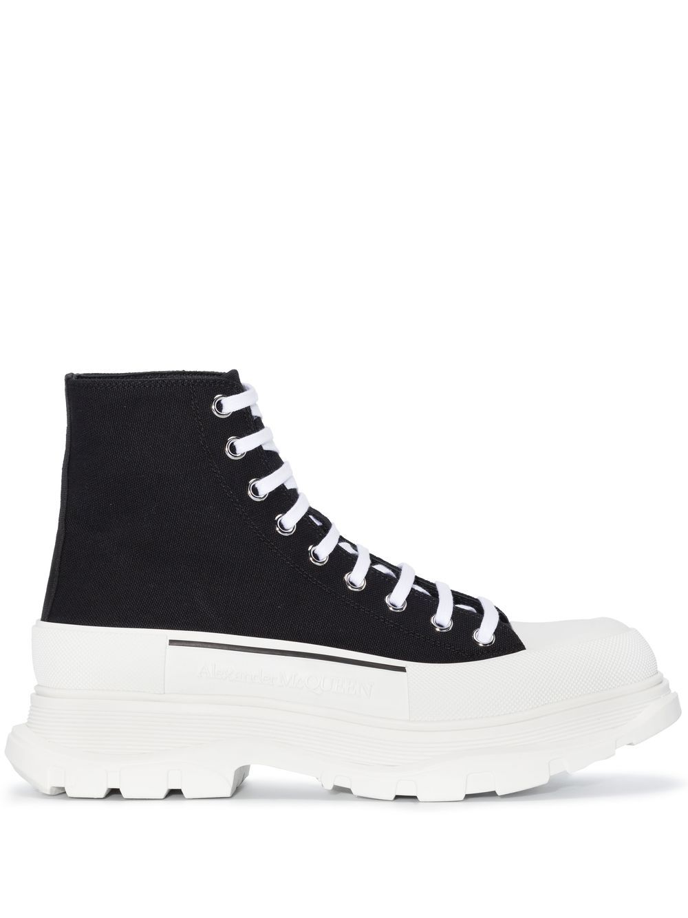 Alexander McQueen Tread Slick 高帮运动鞋 - 黑色