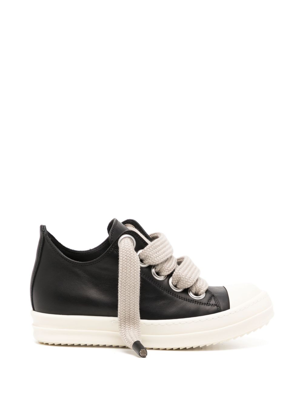 Rick Owens Portervlle Jumbolaced 系带运动鞋 - 黑色