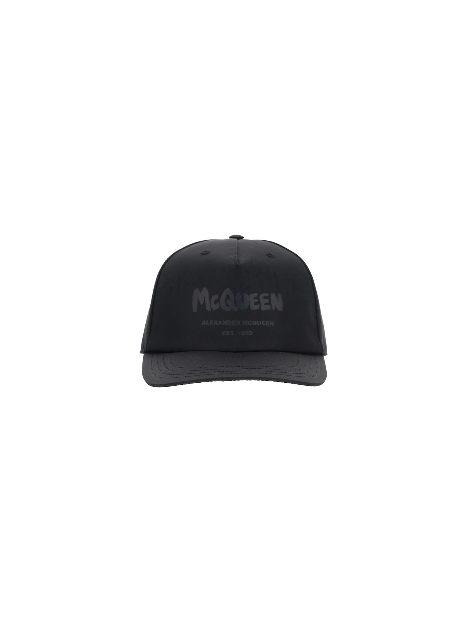 Alexander McQueen Logo Print Baseball Cap
