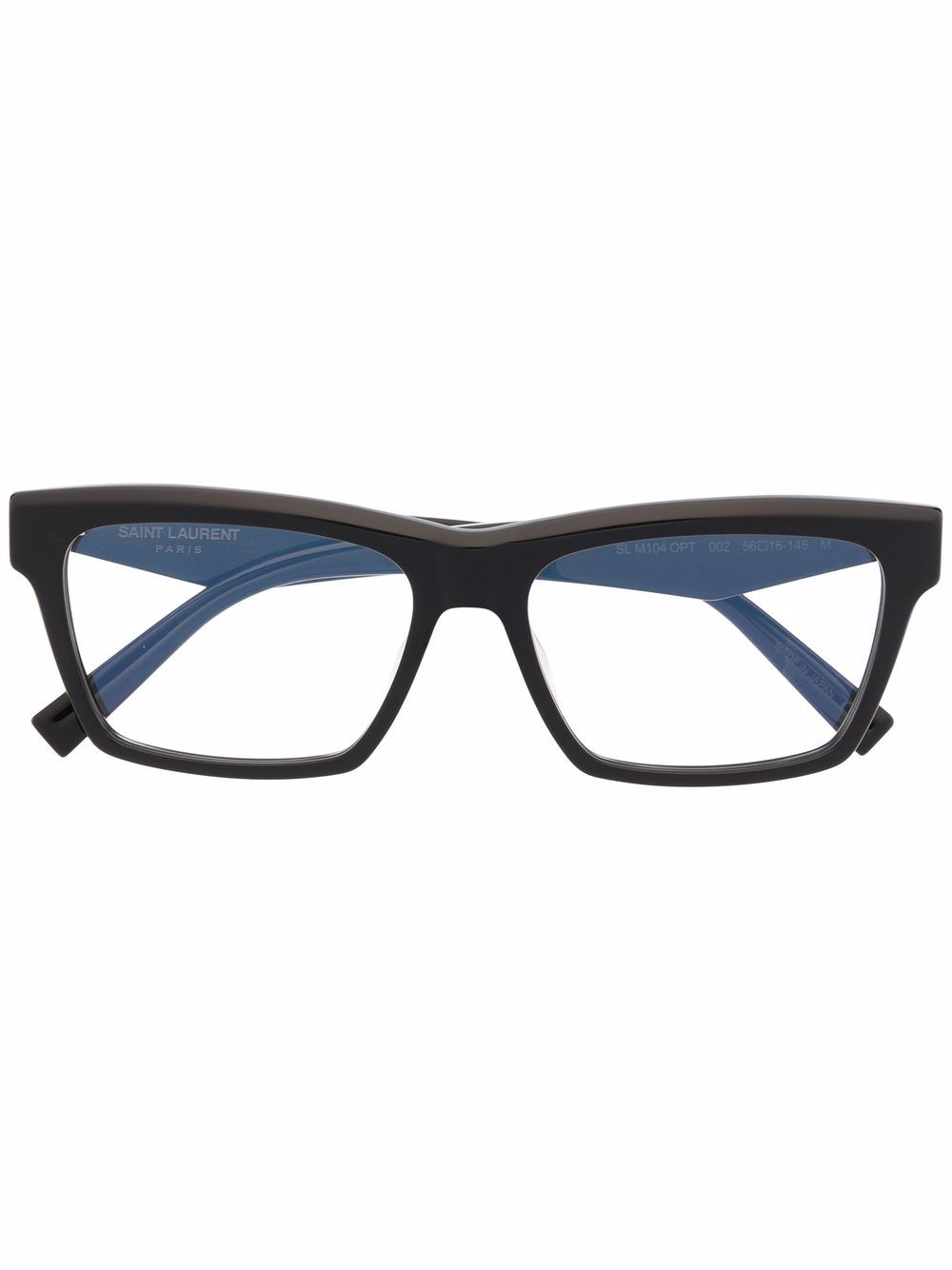 Saint Laurent Eyewear Wayfarer 镜框眼镜 - 黑色
