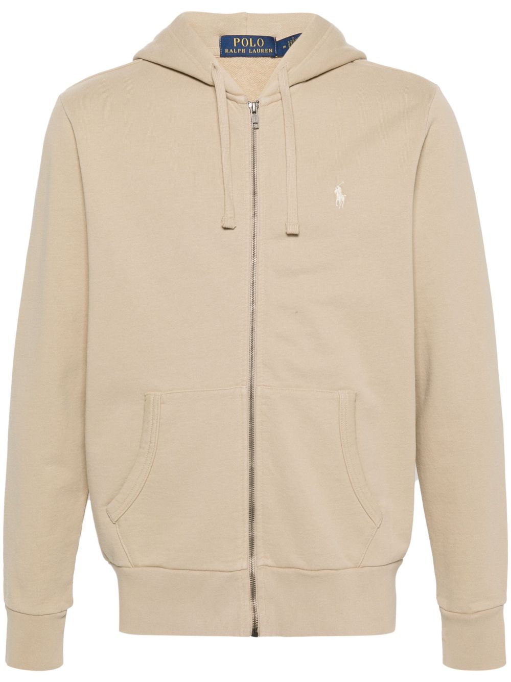 Polo Ralph Lauren Polo-Pony 刺绣拉链连帽衫 - 中性色
