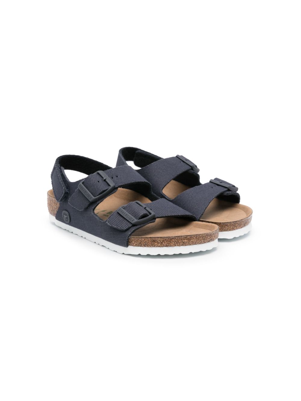 Birkenstock Kids Milano 魔术贴凉鞋 - 蓝色