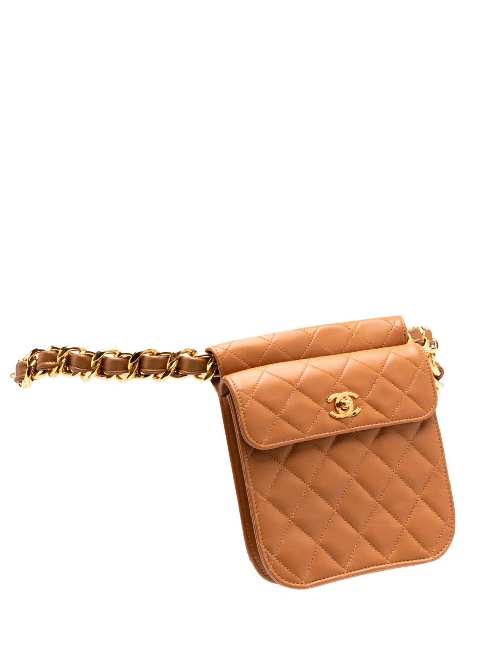 CHANEL Pre-Owned 经典腰包（1994年典藏款） - 褐色