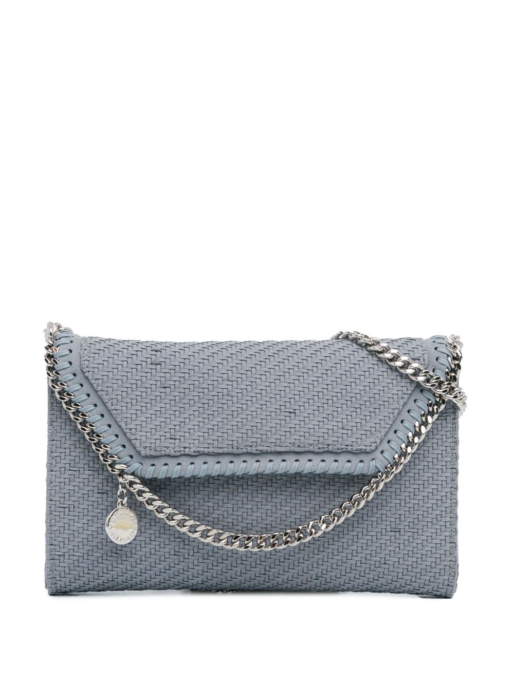 Stella McCartney Pre-Owned Falabella 编织迷你斜挎包（2000年代典藏款） - 蓝色