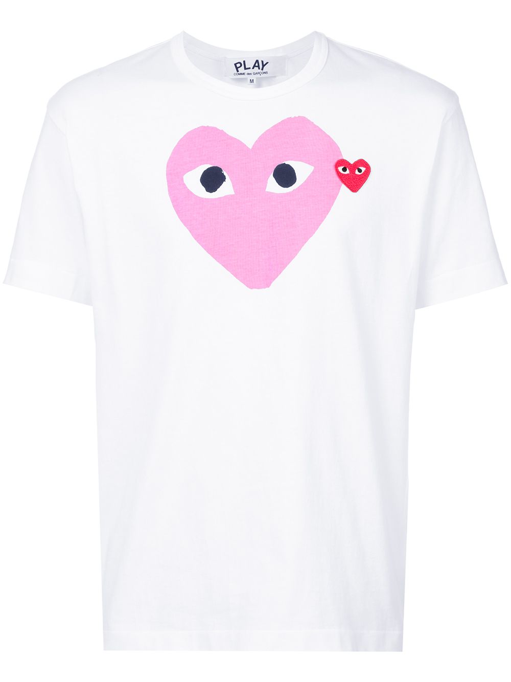 Comme Des Garçons Play 爱心印花T恤 - 白色