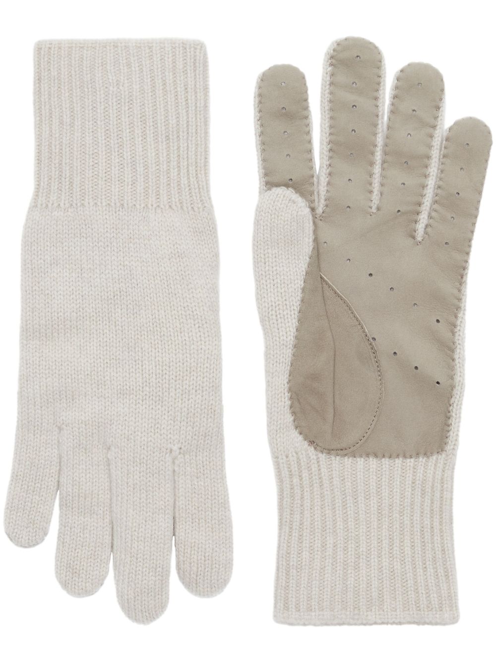 Brunello Cucinelli 羊绒手套 - 灰色