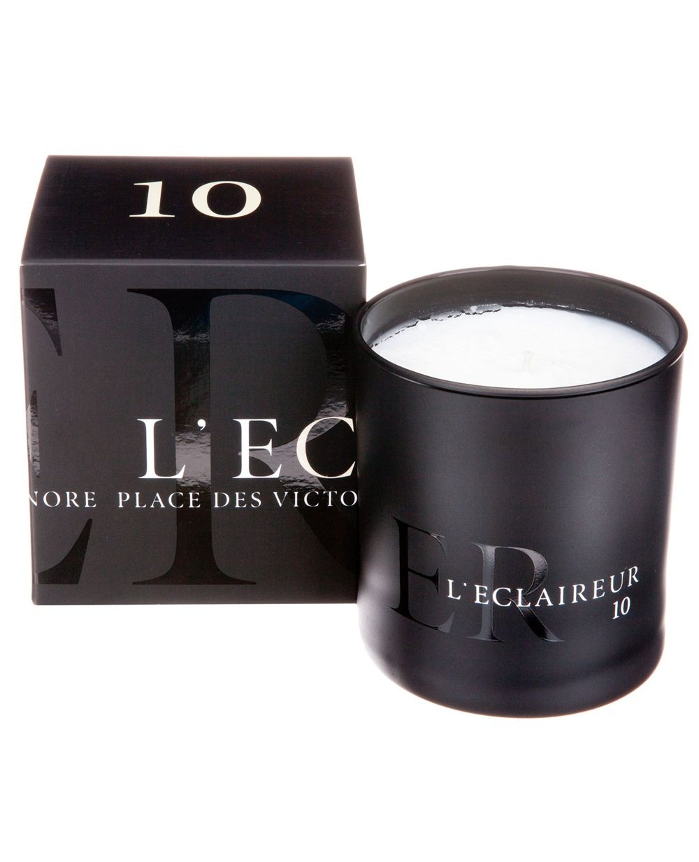 Leclaireur Number 10 'Zan'香精蜡烛 - 黑色