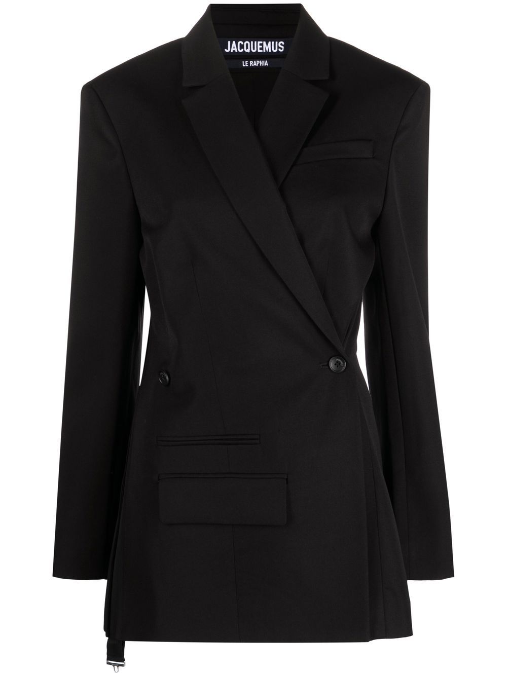 Jacquemus La Veste Tibau 双排扣西装夹克 - 黑色