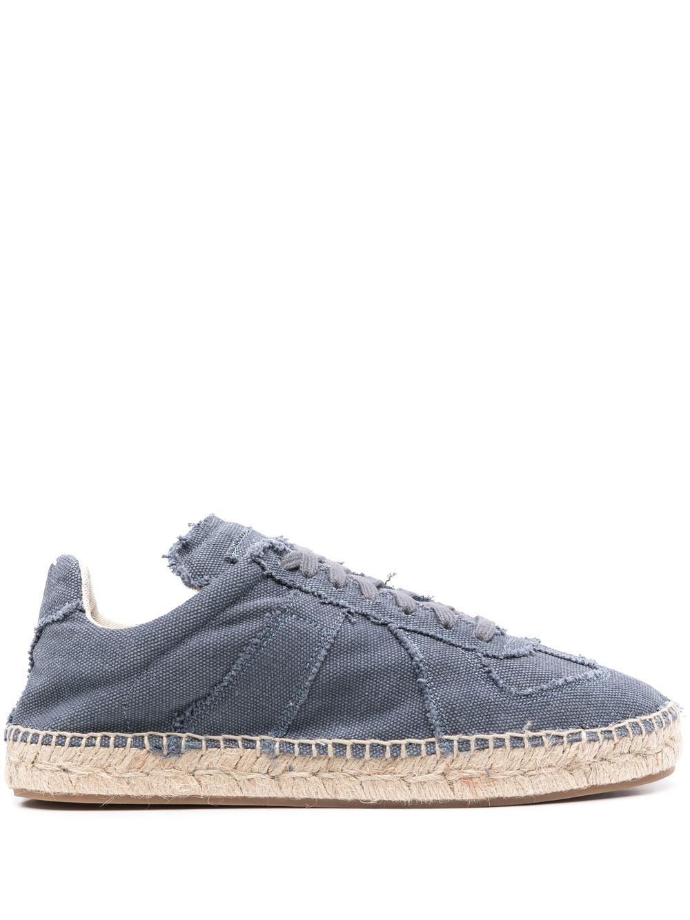 Maison Margiela Replica 帆布草编板鞋 - 蓝色