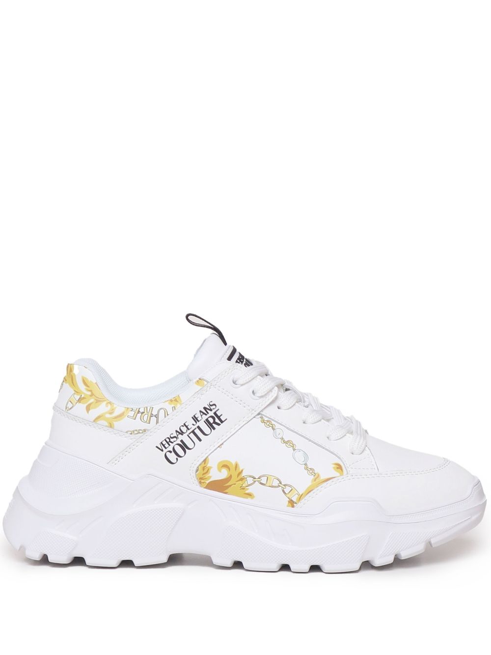 Versace Jeans Couture Barocco 运动鞋 - 白色