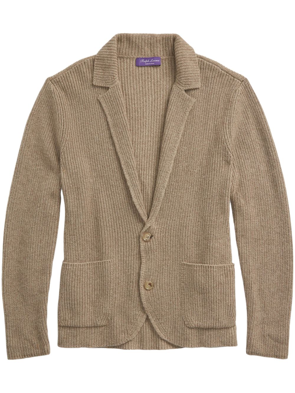 Ralph Lauren Purple Label 羊绒混纺西装夹克式开衫 - 中性色