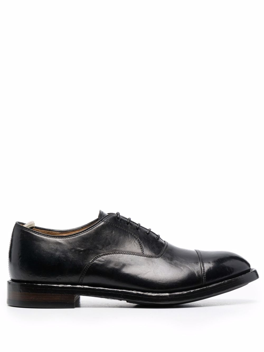 Officine Creative Temple 系带牛津鞋 - 黑色