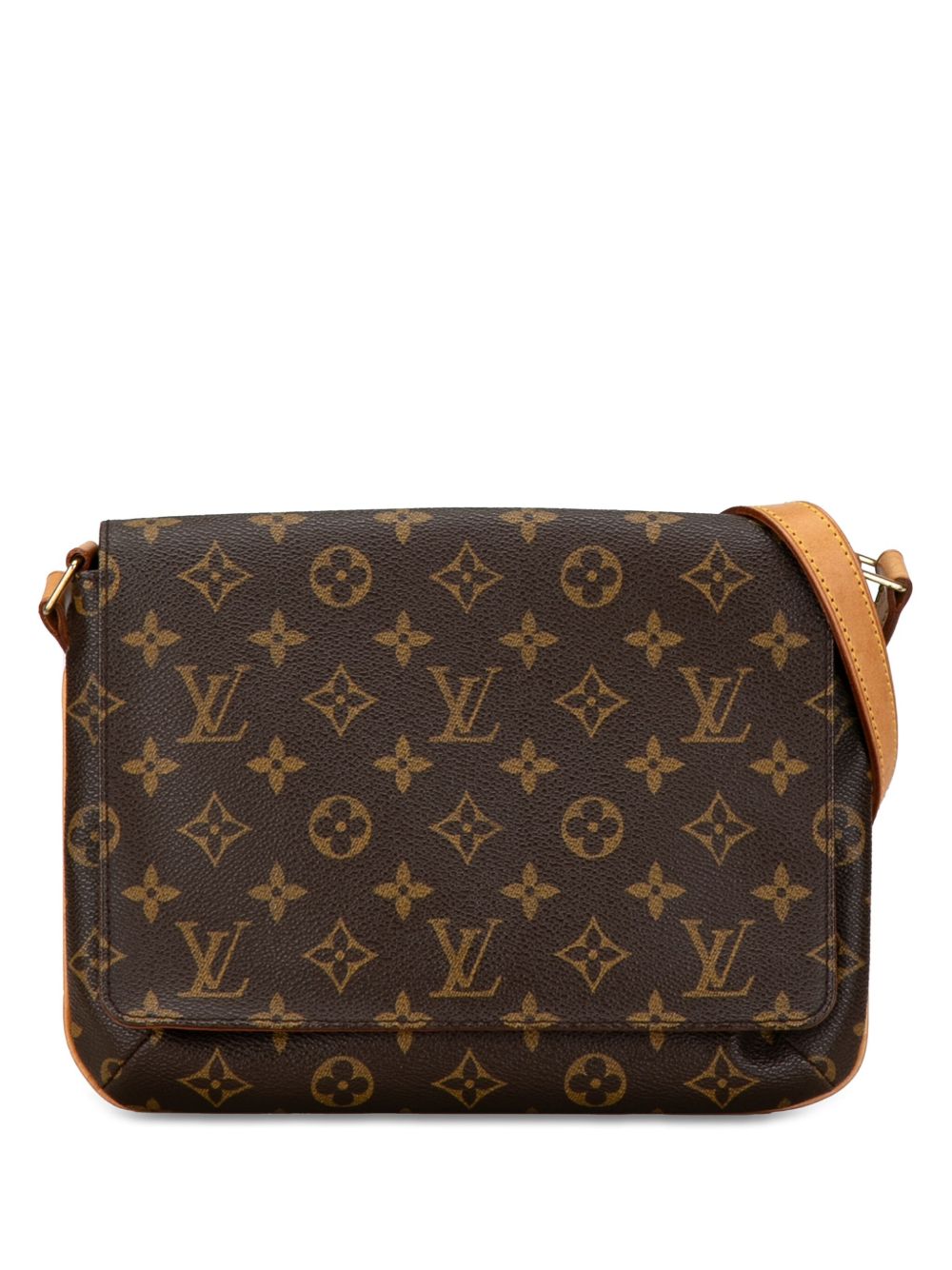 Louis Vuitton Pre-Owned Monogram Musette Tango Short Strap 单肩包（2001年典藏款） - 褐色