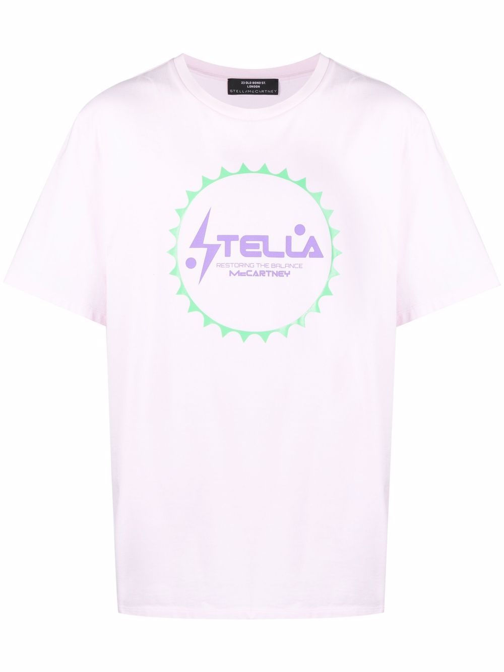 Stella McCartney 斯特拉·麦卡特尼 logo印花T恤 - 粉色