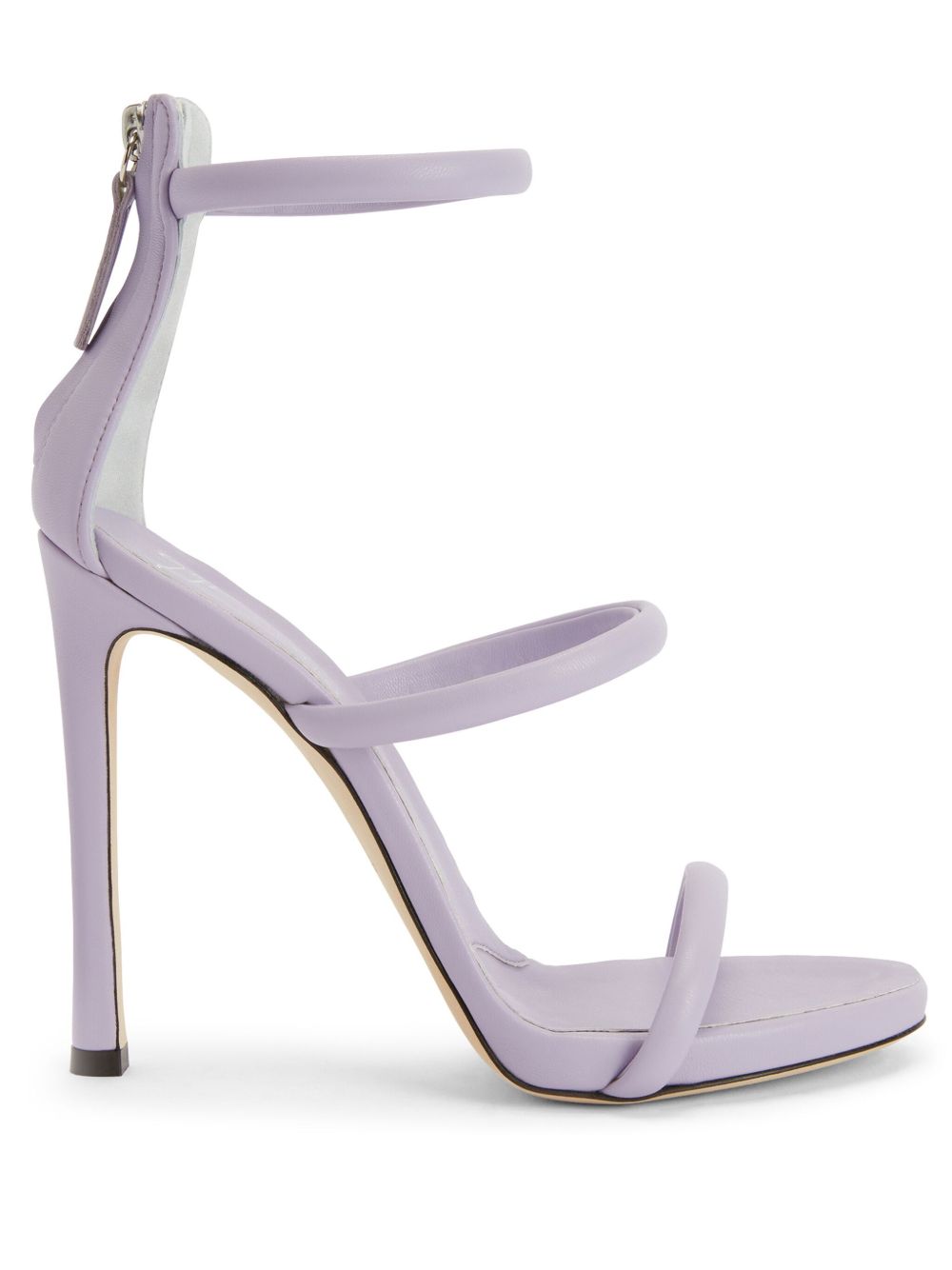 Giuseppe Zanotti Harmony 填充皮质凉鞋 - 紫色