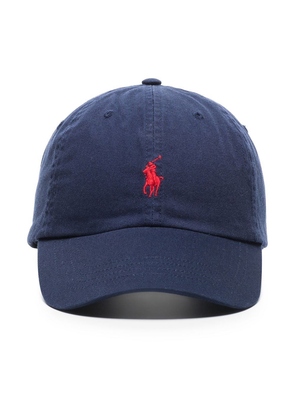Polo Ralph Lauren logo刺绣棒球帽 - 蓝色