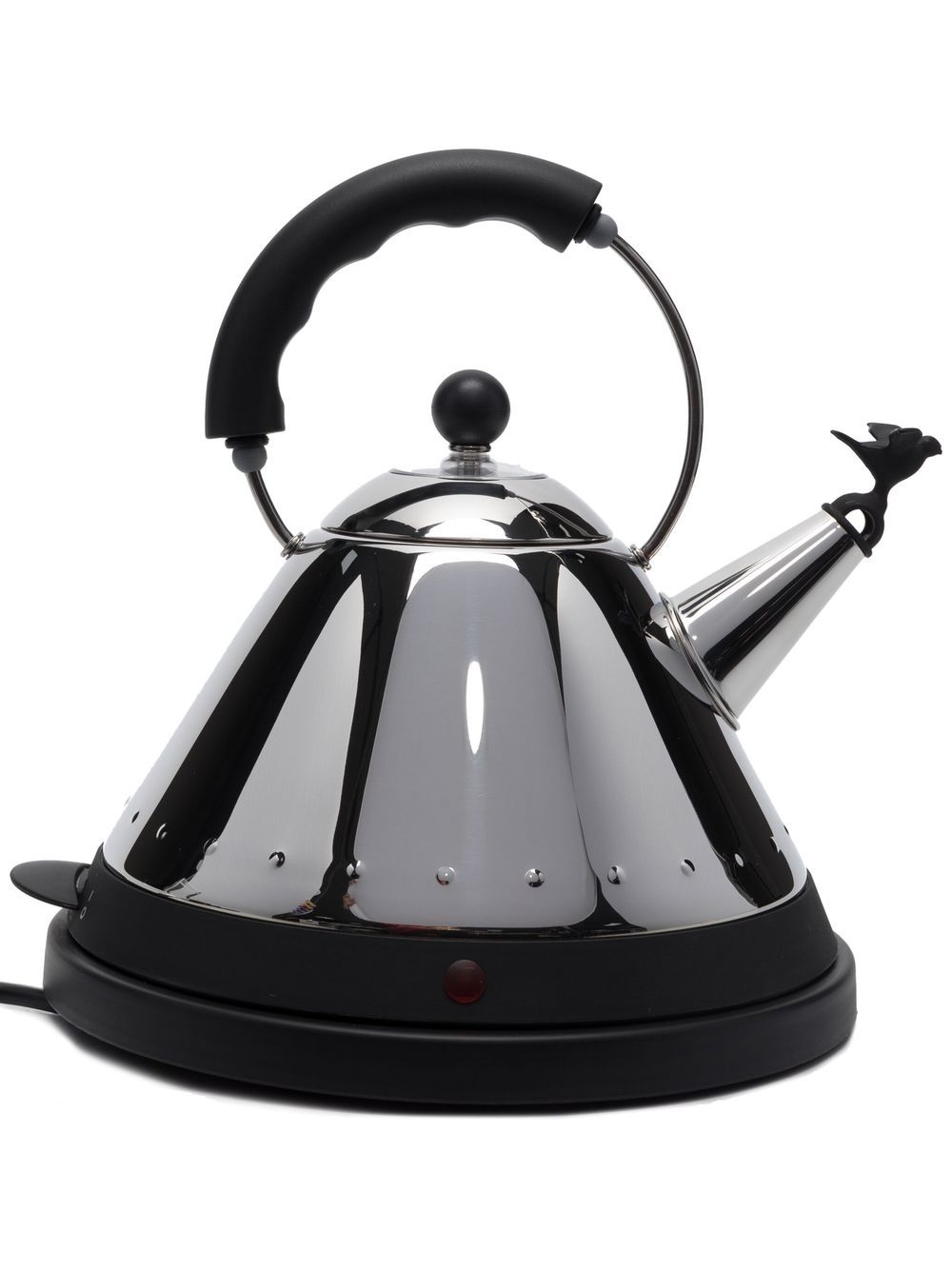Alessi logo顶部手柄水壶 - 银色