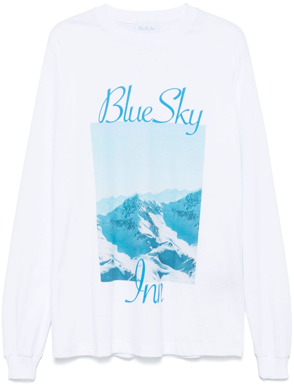 BLUE SKY INN 照片印花T恤 - 白色