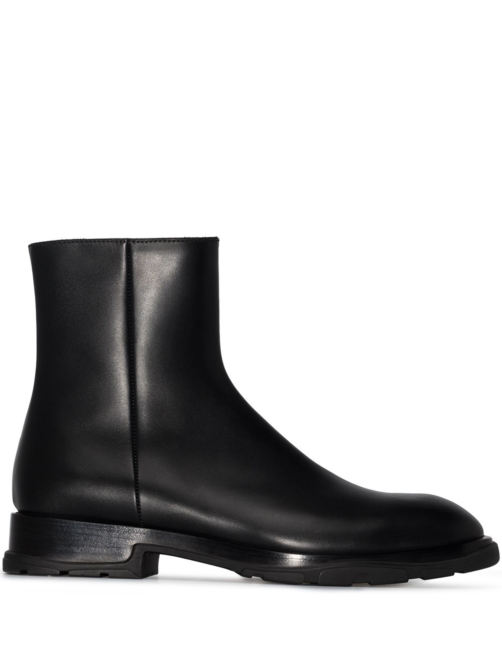 Alexander McQueen 亚历山大·麦昆 拉链及踝靴 - 黑色