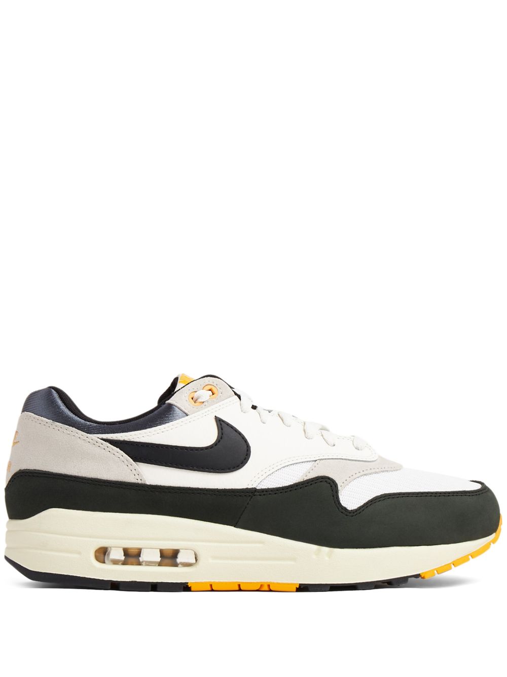 Nike Air Max 1 拼接运动鞋 - 白色