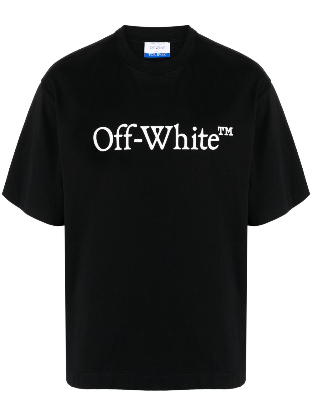 Off-White Big Bookish Skate 棉T恤 - 黑色