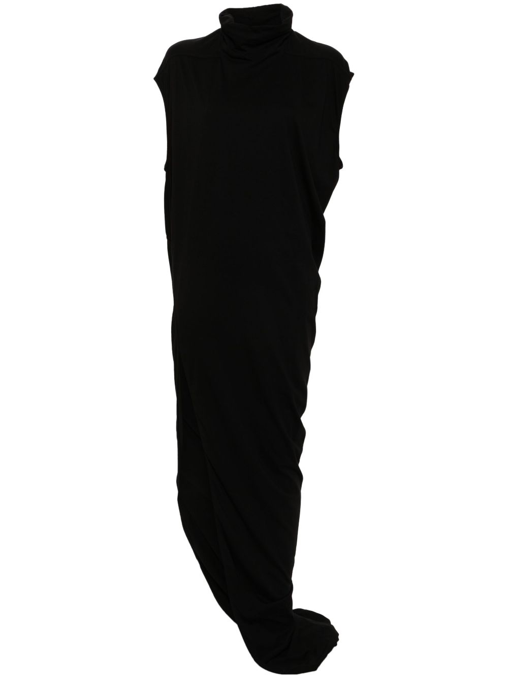Rick Owens DRKSHDW Edfu T 超长连衣裙 - 黑色