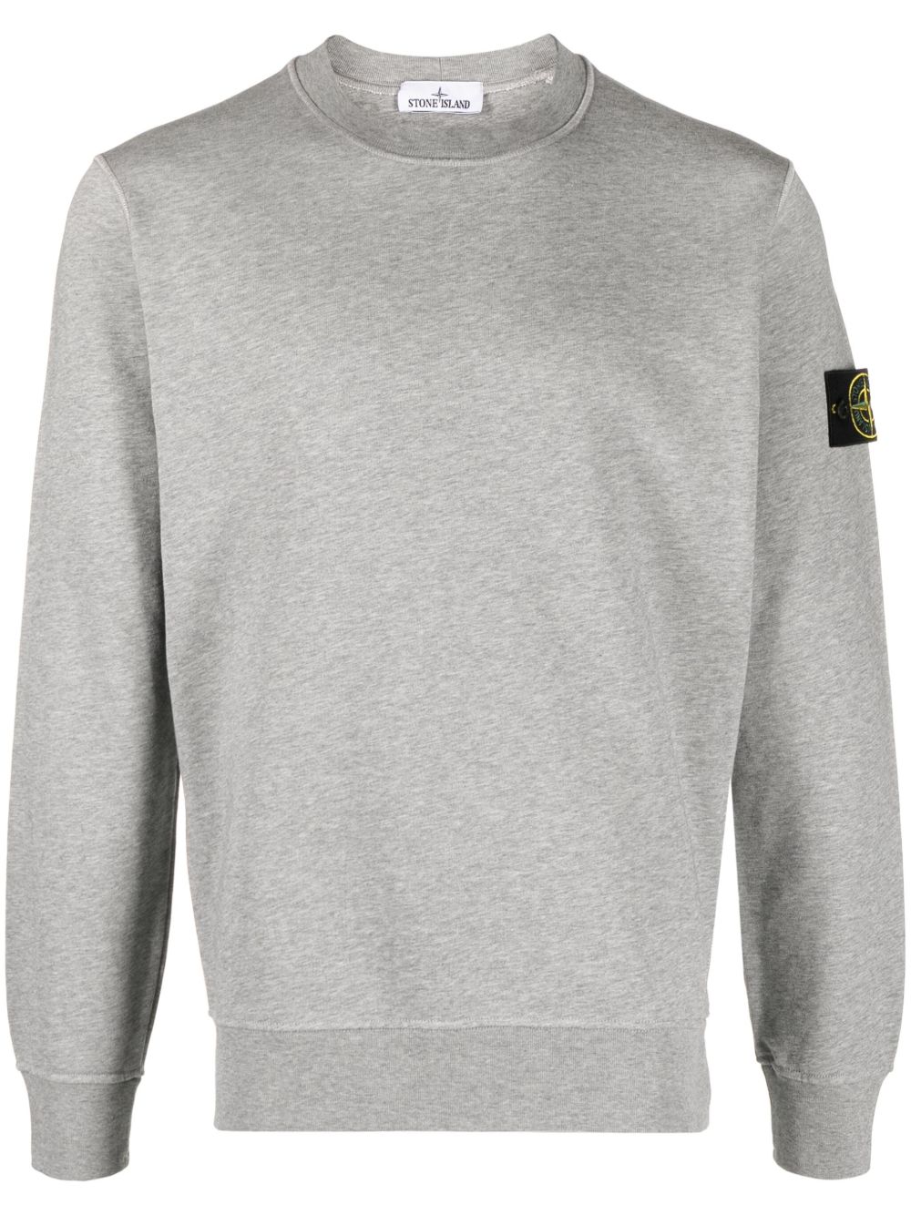 Stone Island 罗盘徽章棉卫衣 - 灰色