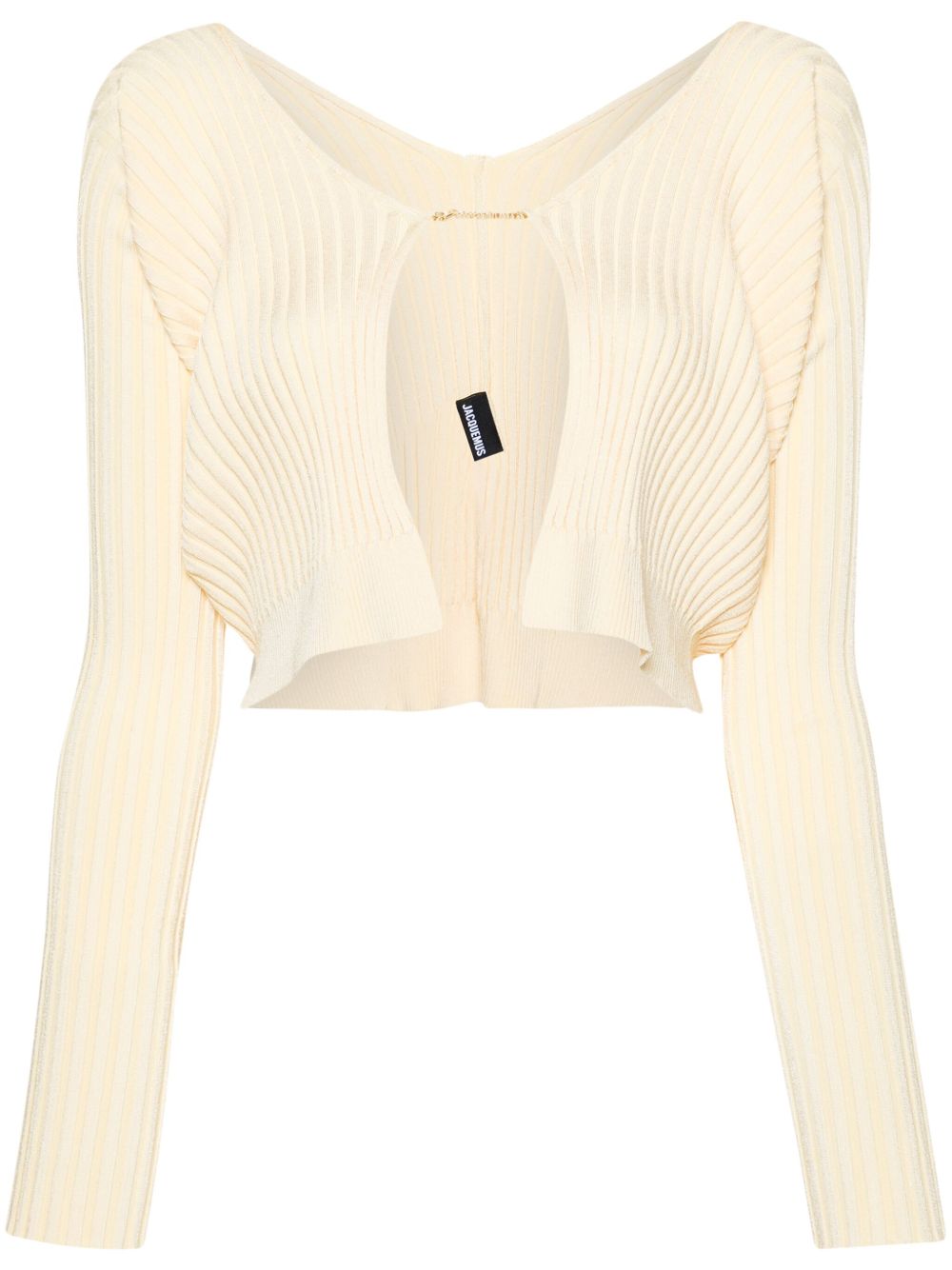 Jacquemus La Maille Pralu Longue 开衫 - 黄色