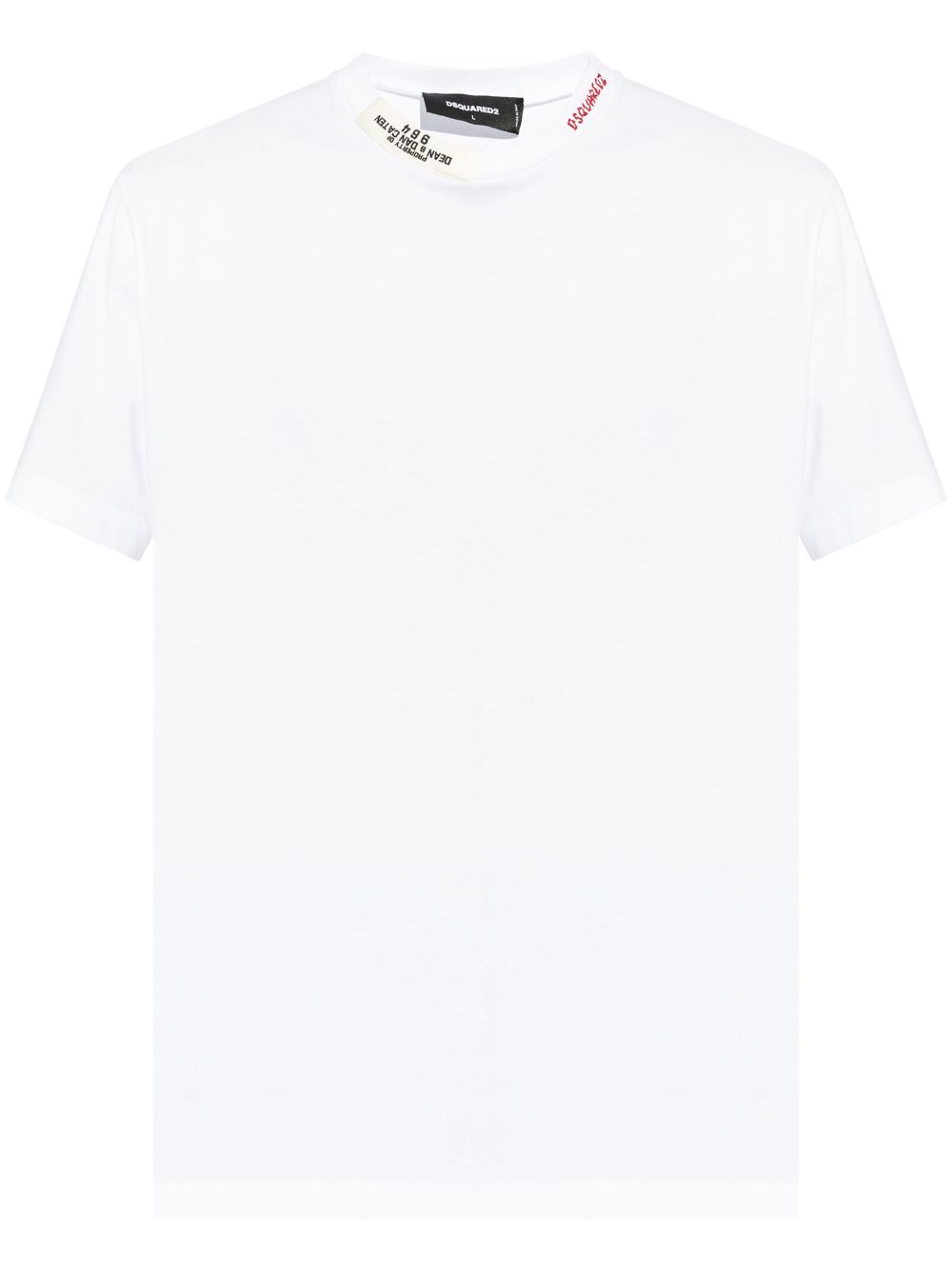DSQUARED2 logo印花T恤 - 白色