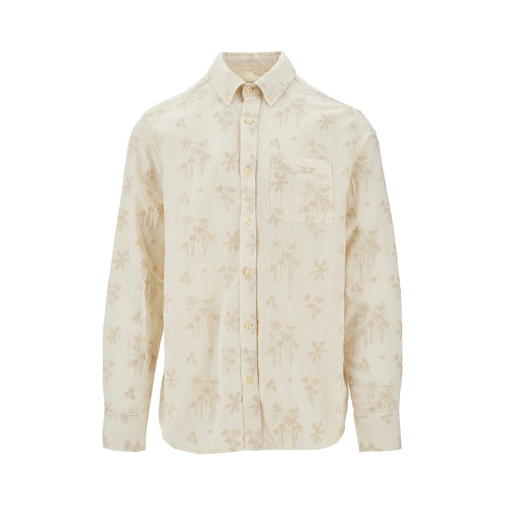 FORET 'Hornet' jacquard flower shirt Man