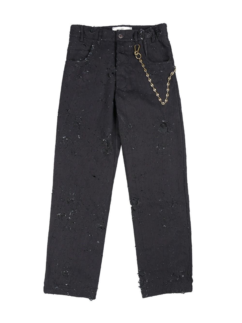 Song For The Mute Long Work straight-leg jeans - 黑色