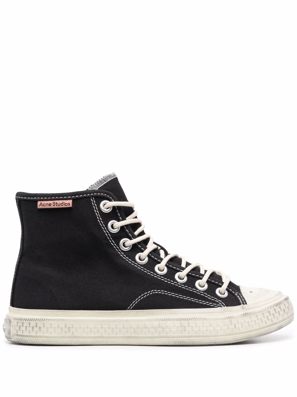 Acne Studios Ballow Tumbled 高帮板鞋 - 黑色