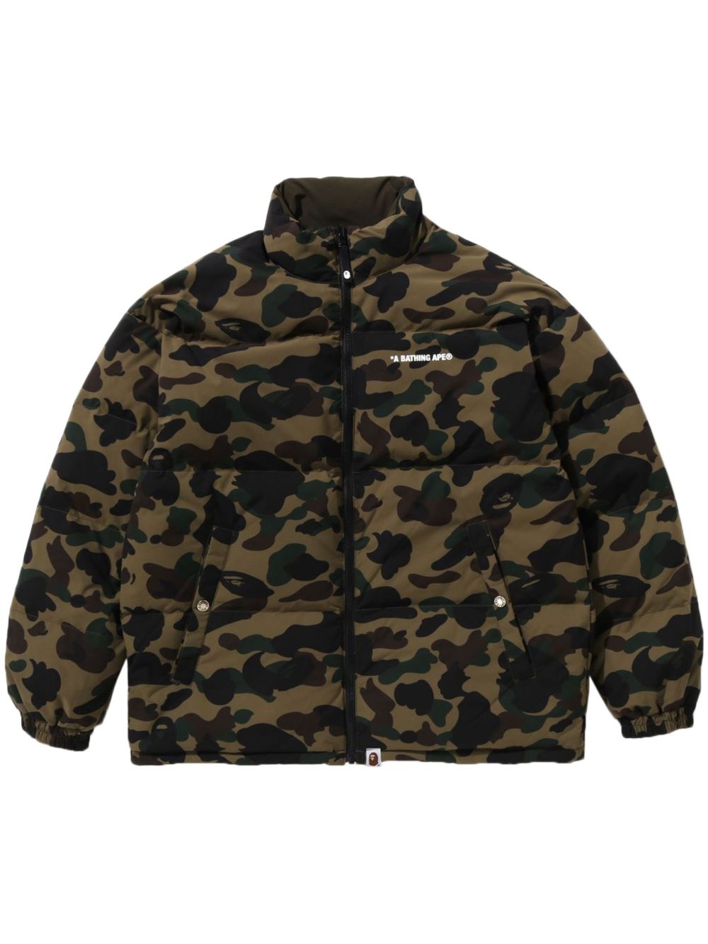 A BATHING APE® 双面填充夹克 - 绿色
