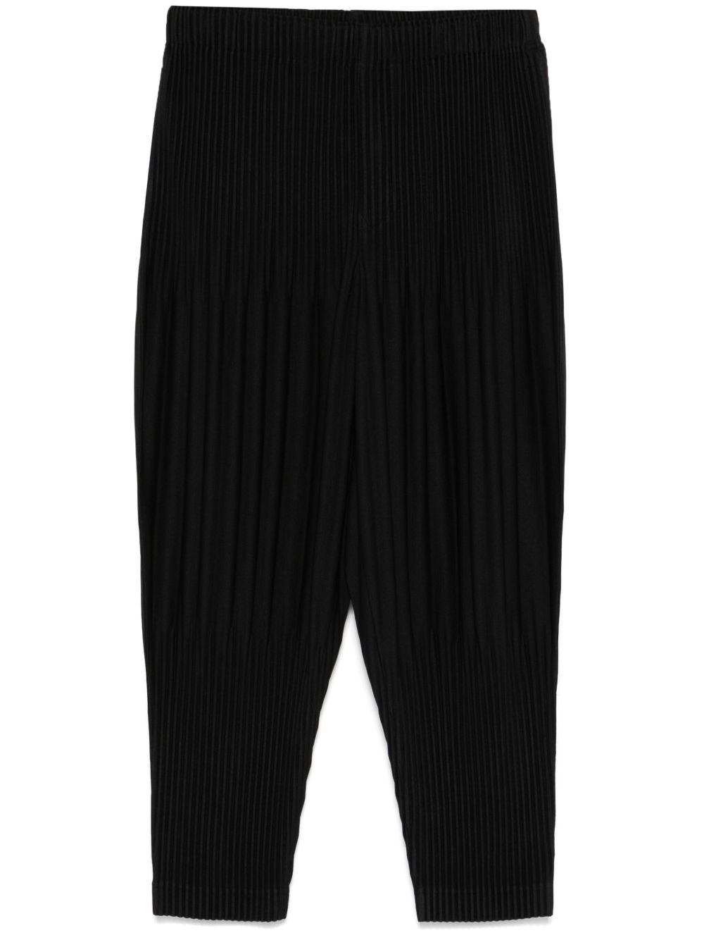 Homme Plissé Issey Miyake Basics 长裤 - 黑色