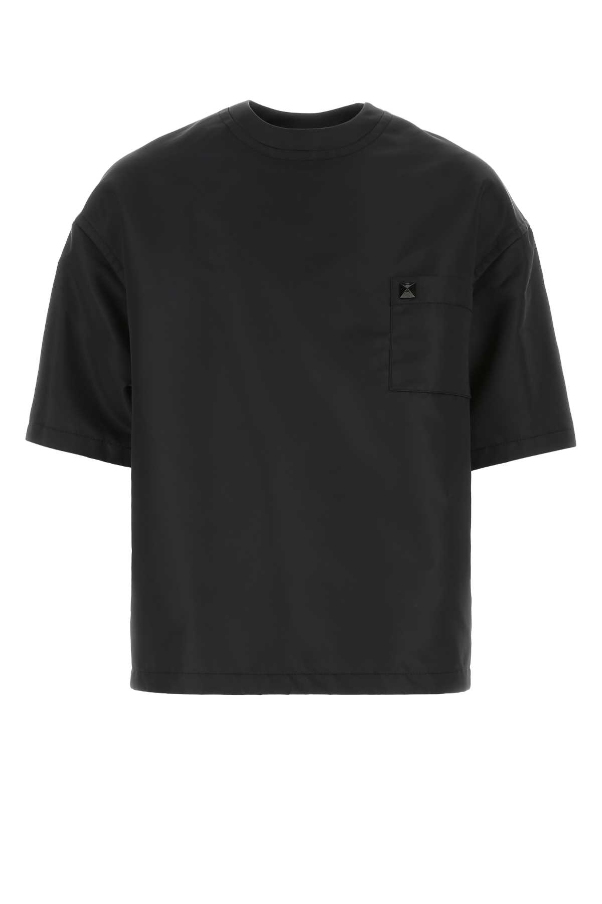 Valentino Garavani Black Nylon Oversize Shirt