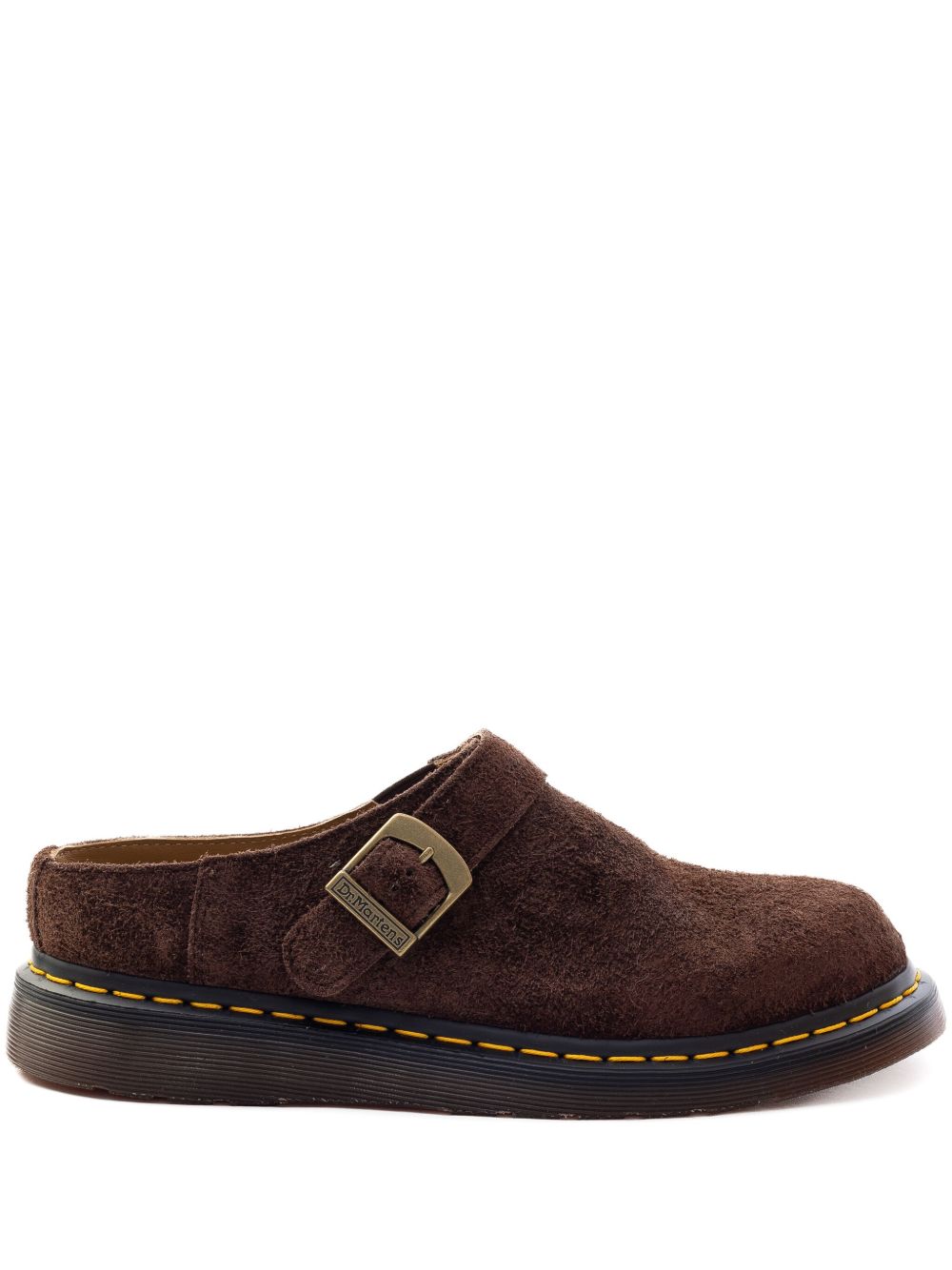 Dr. Martens Isham Desert Oasis 绒面皮穆勒鞋 - 褐色