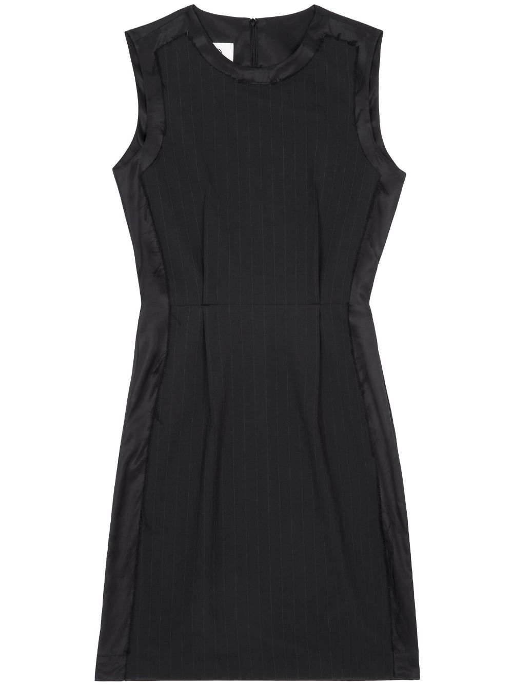 MM6 Maison Margiela 细条纹无袖迷你连衣裙 - 黑色