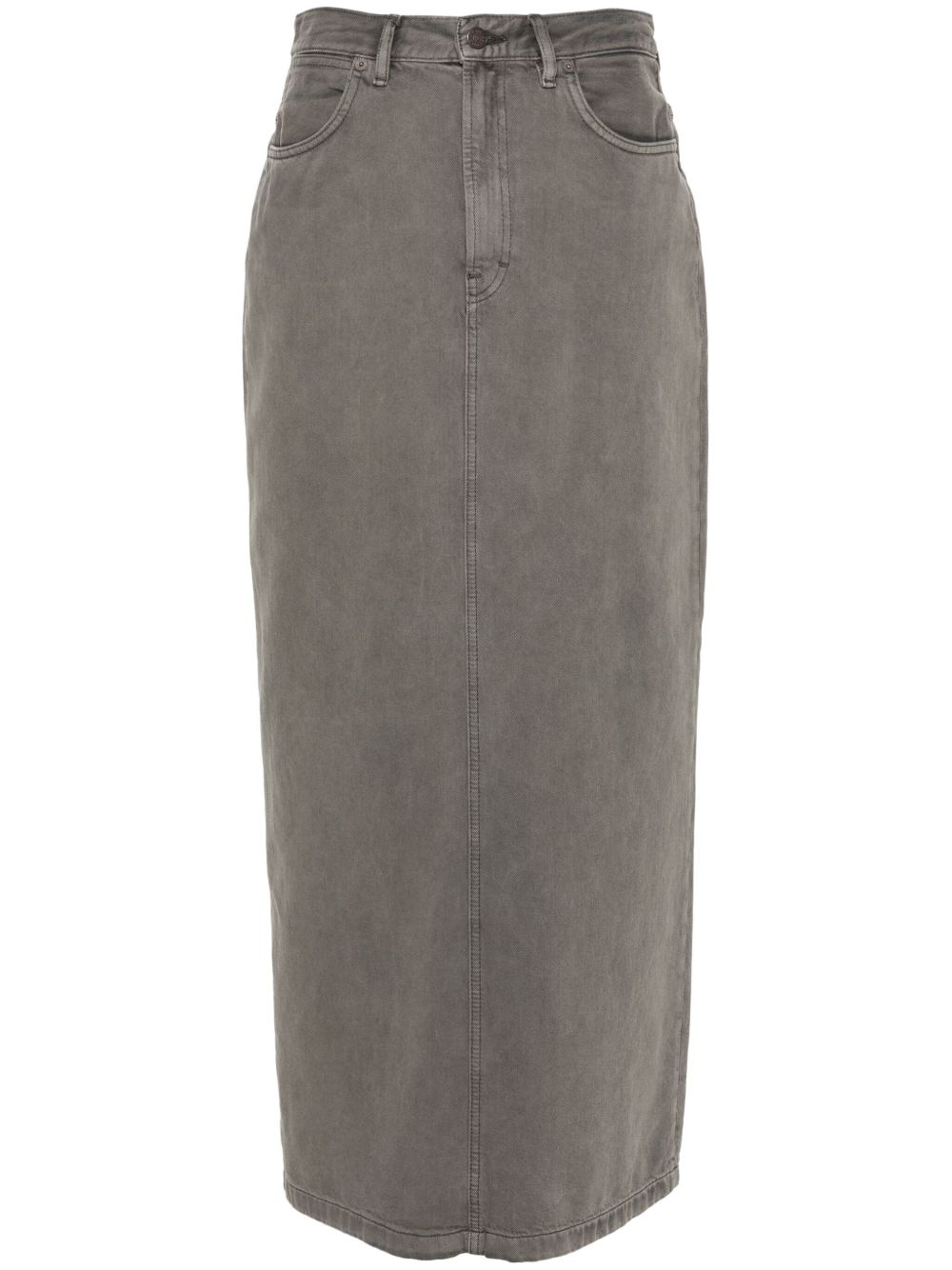 Acne Studios 超长牛仔半身裙 - 灰色