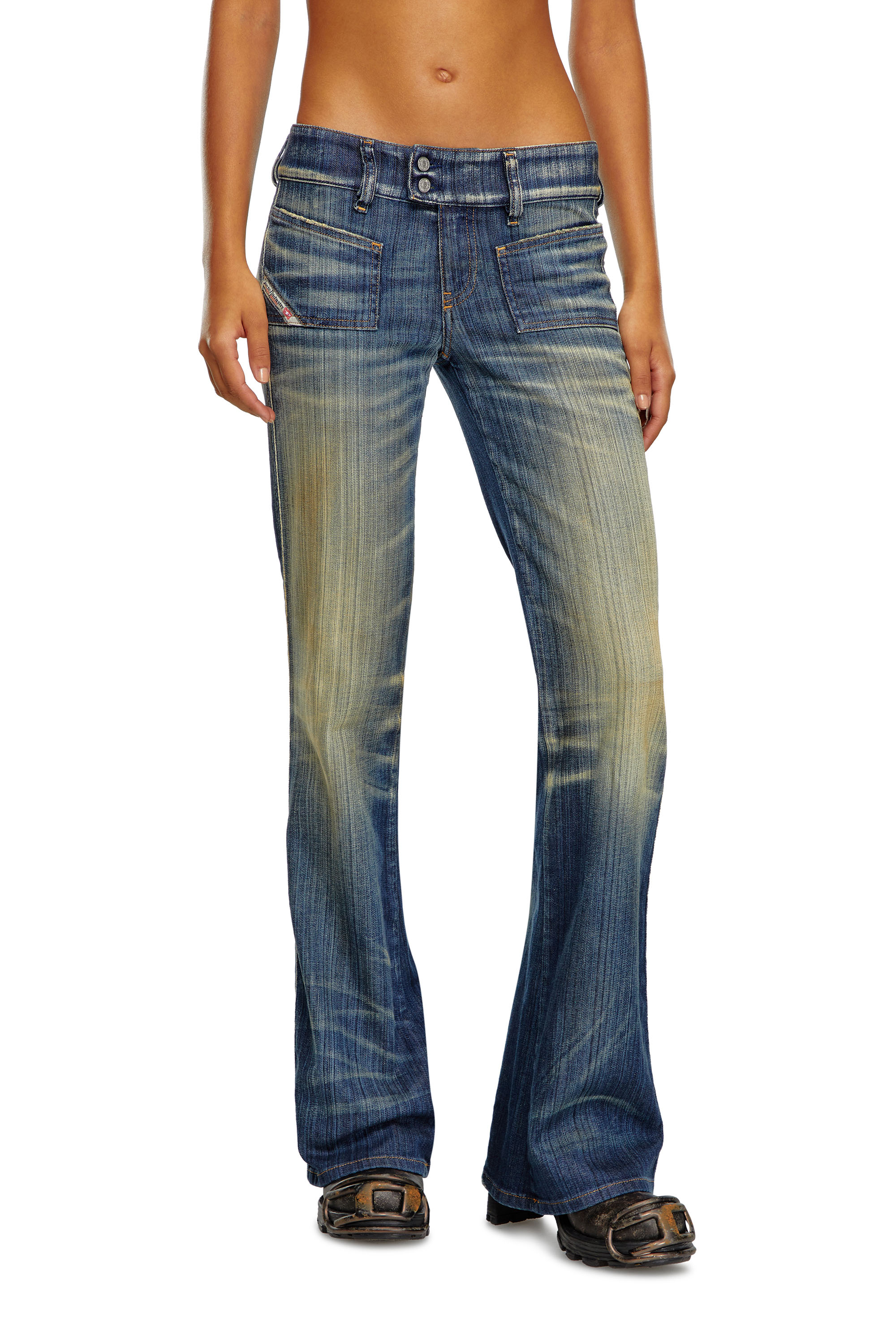 Diesel - Bootcut Jeans - D-Hush - Jeans - Woman - Blue
