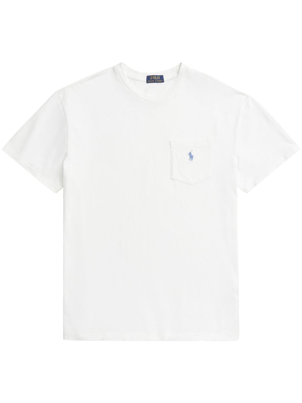Polo Ralph Lauren Polo Pony 棉麻混纺T恤 - 白色