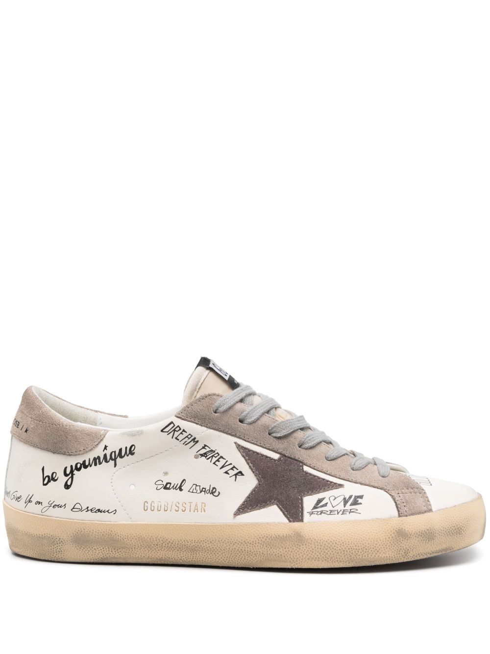Golden Goose Super Star 皮质低帮板鞋 - 中性色