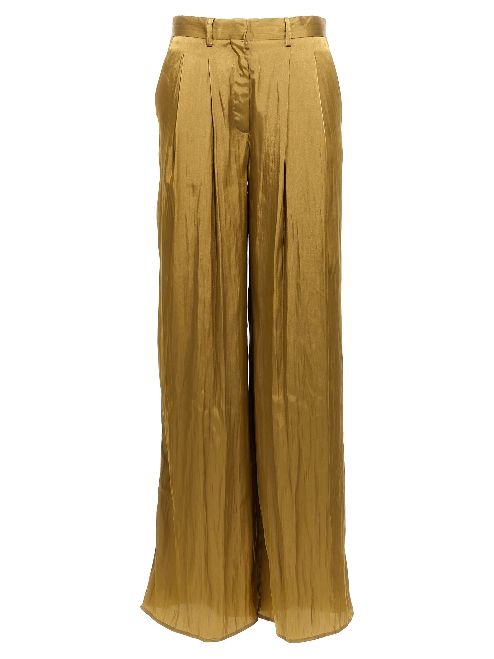 (nude) Satin Pants