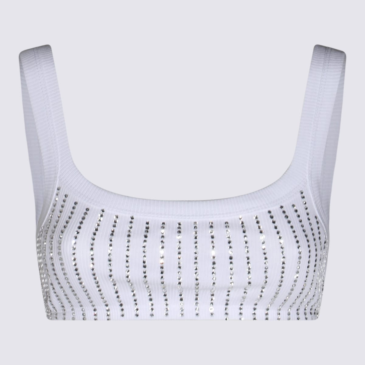 The Attico White Cotton Top