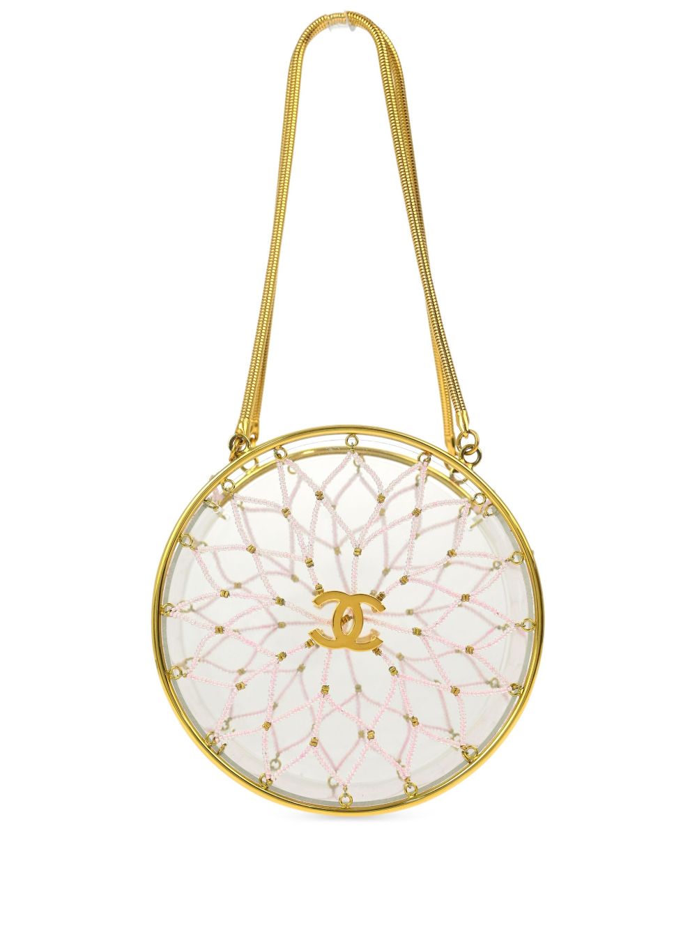 CHANEL Pre-Owned Basket 手提包（1990-2000年典藏款） - 粉色