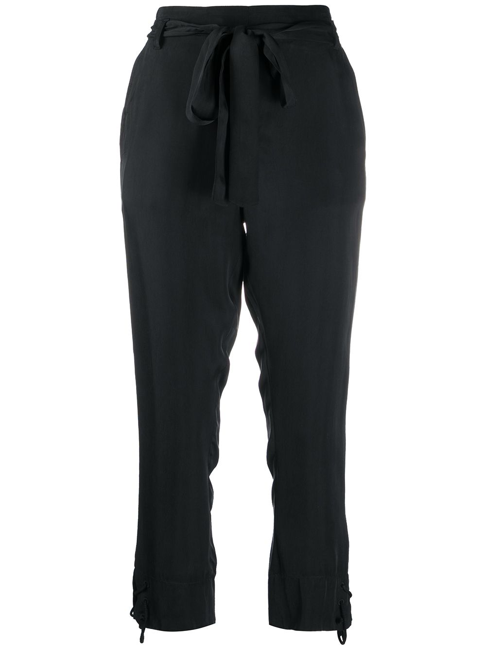 Ann Demeulemeester 直筒露踝裤 - 黑色