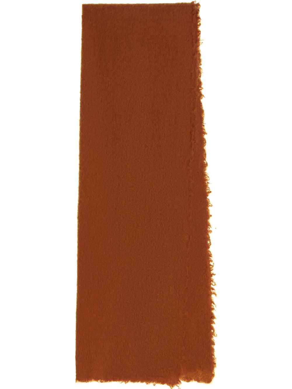 Faliero Sarti fringed scarf - 橘色