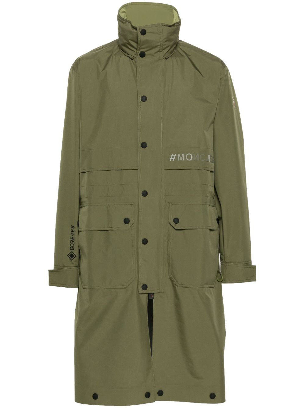 Moncler Grenoble Steig 可调节长度派克大衣 - 绿色