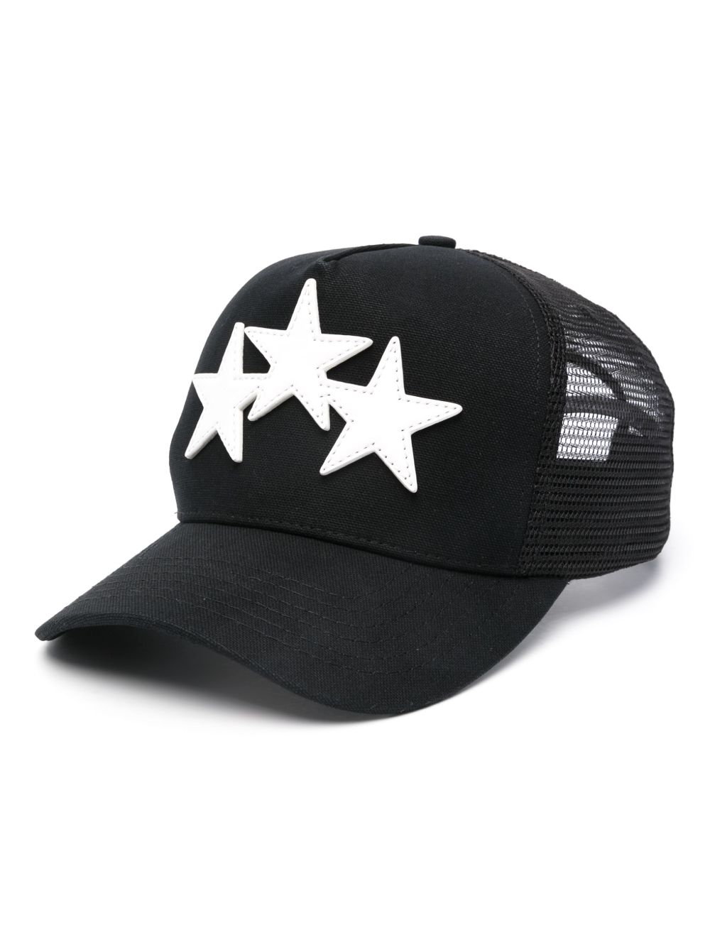 AMIRI 3 Star 卡车司机帽 - 黑色