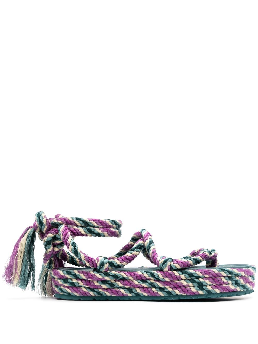 ISABEL MARANT Erol 系绳凉鞋 - 紫色